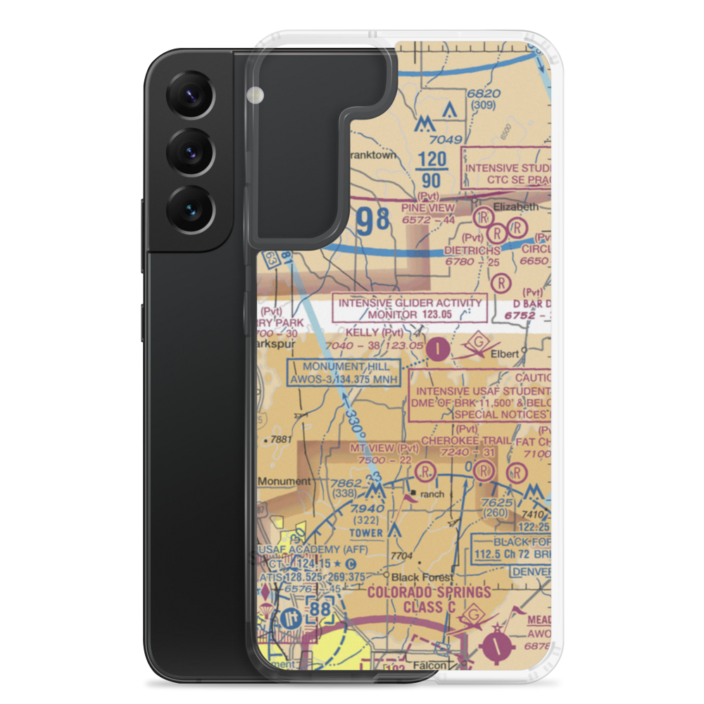 Ambrosich Field (4CO7) VFR Sectional Samsung Case Samsung Galaxy S22 Plus model shown