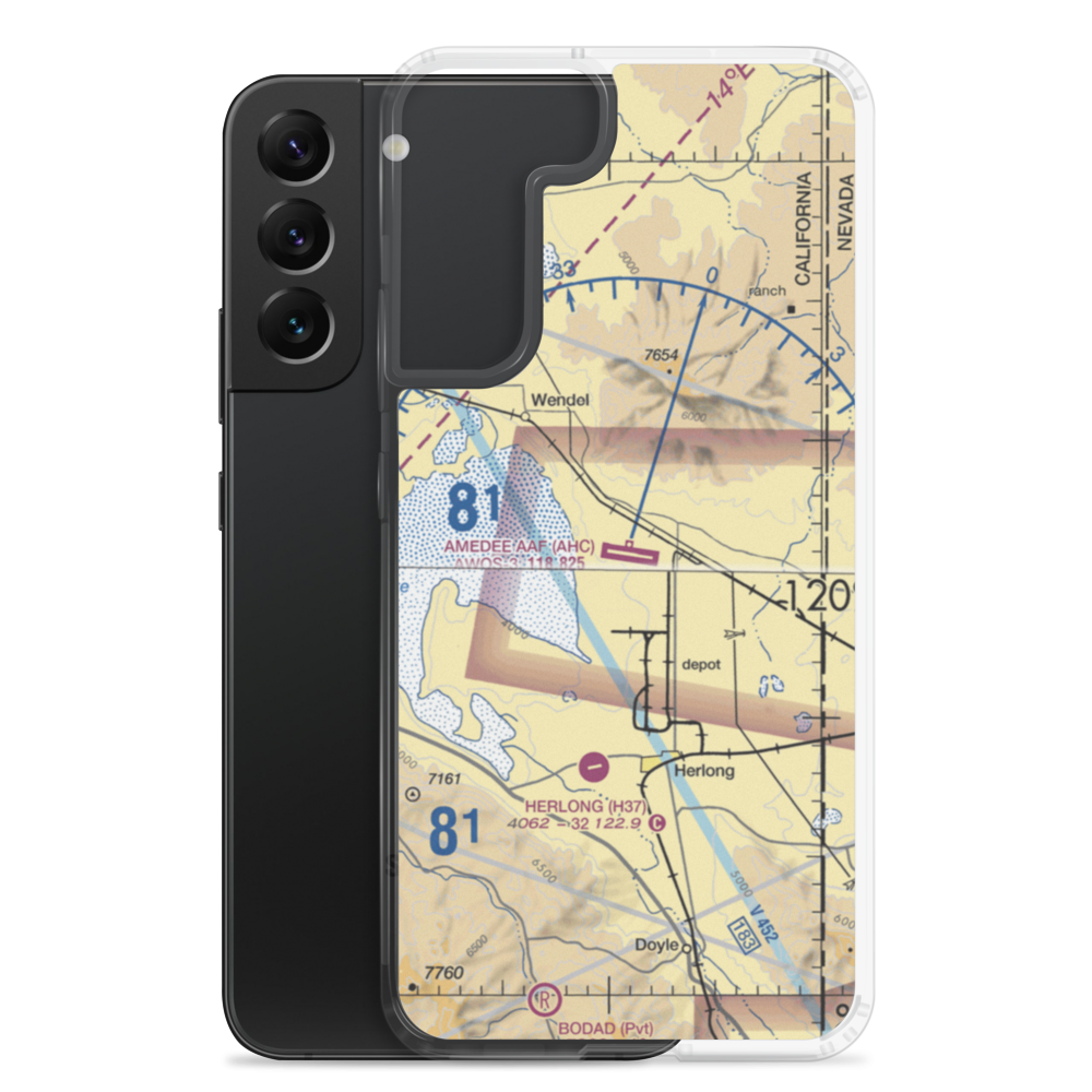 Amedee Army Air Field (AHC) VFR Sectional Samsung Case Samsung Galaxy S22 Plus model shown