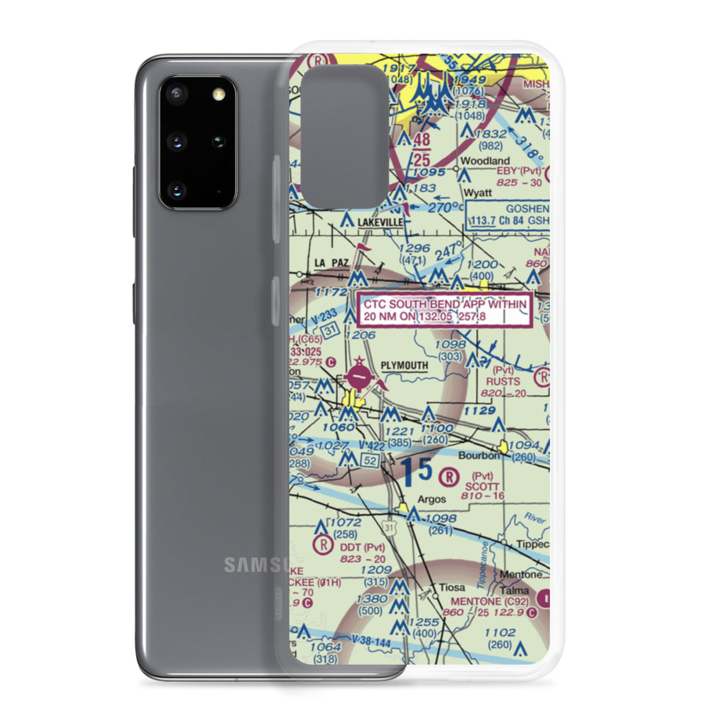 Ames Field (46IN) VFR Sectional Samsung Case Samsung Galaxy S20 Plus model shown