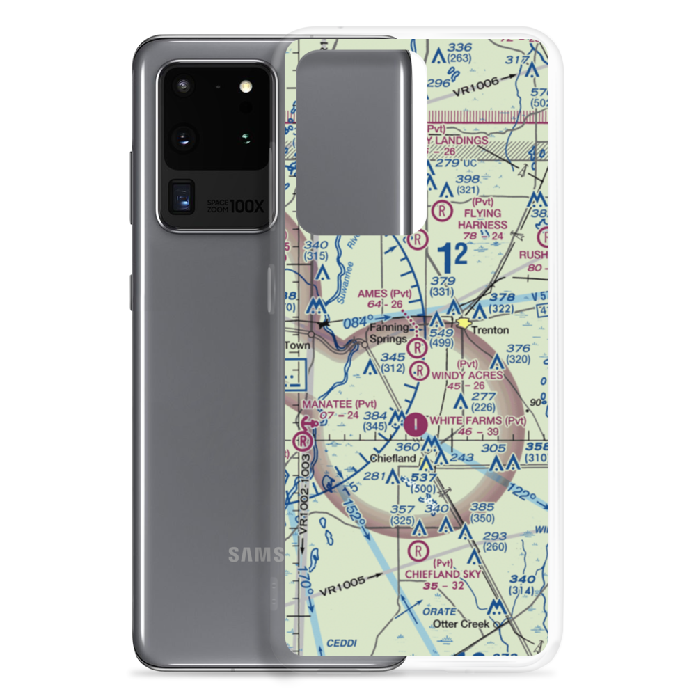 Ames Field (6FL8) VFR Sectional Samsung Case Samsung Galaxy S20 Ultra model shown