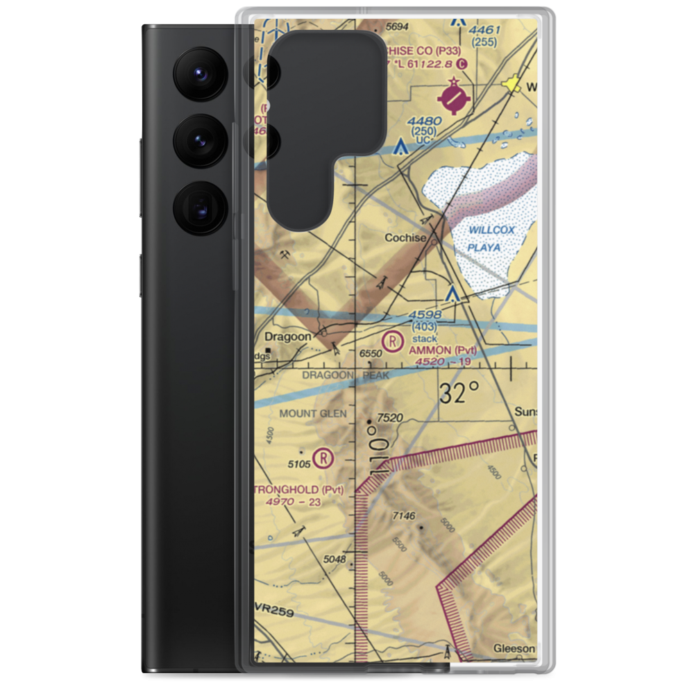 Ammon Airport (AZ14) VFR Sectional Samsung Case Samsung Galaxy S22 Ultra model shown