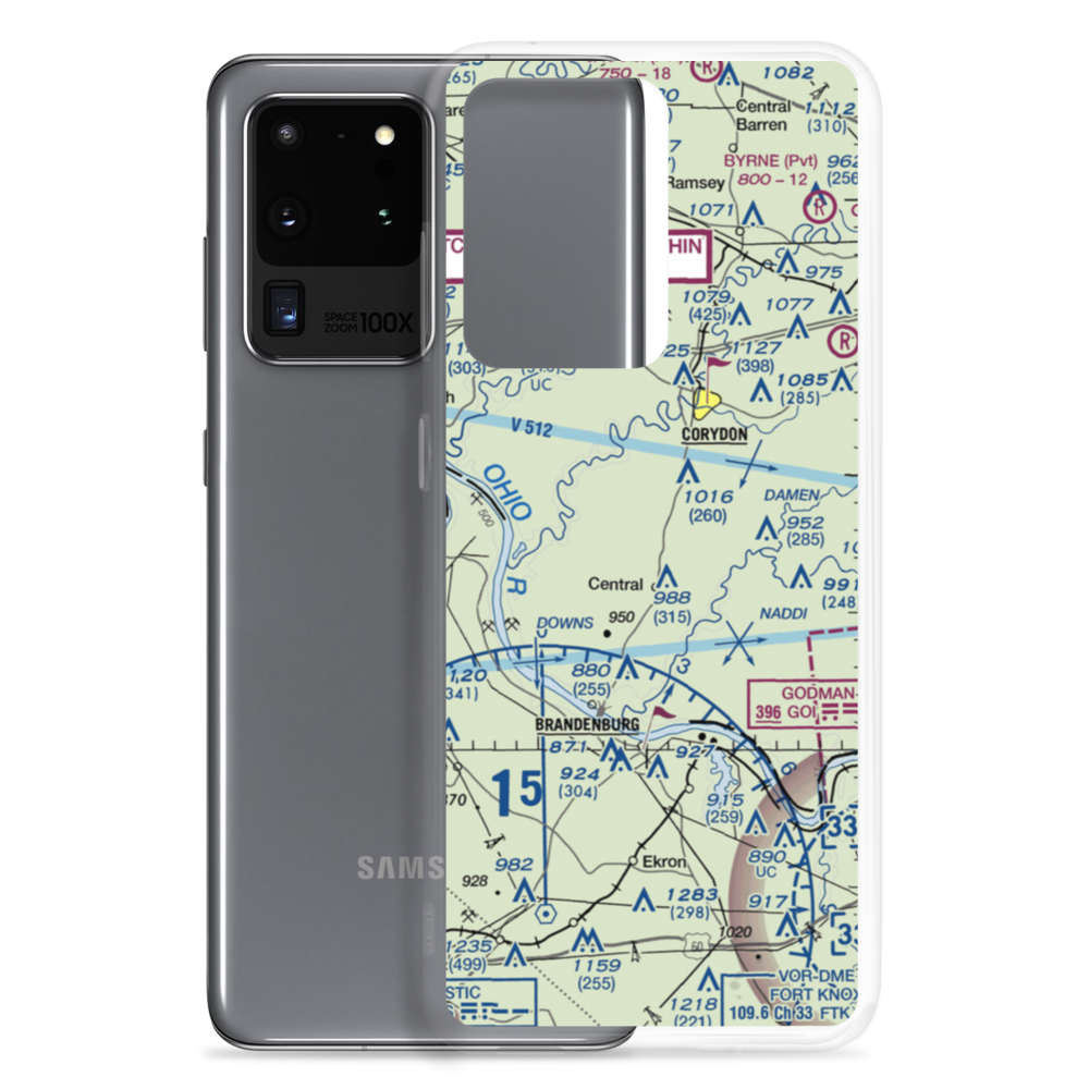 Amy Airport (1II4) VFR Sectional Samsung Case Samsung Galaxy S20 Ultra model shown