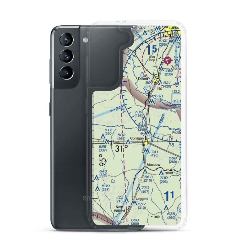 Anderosa Airpark (TA43) VFR Sectional Samsung Case Samsung Galaxy S21 model shown