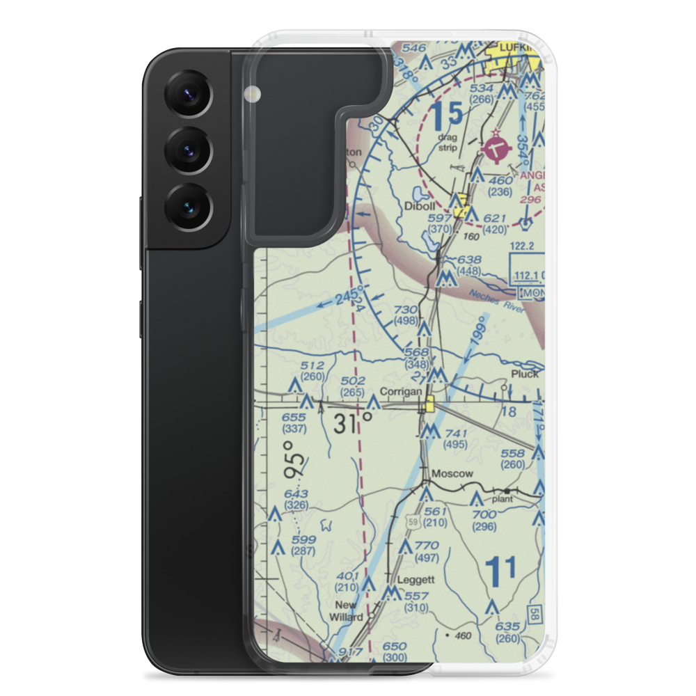 Anderosa Airpark (TA43) VFR Sectional Samsung Case Samsung Galaxy S22 Plus model shown