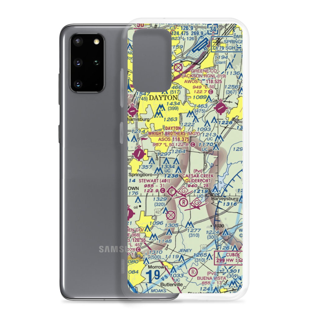 Anderson Airfield (43OA) VFR Sectional Samsung Case Samsung Galaxy S20 Plus model shown