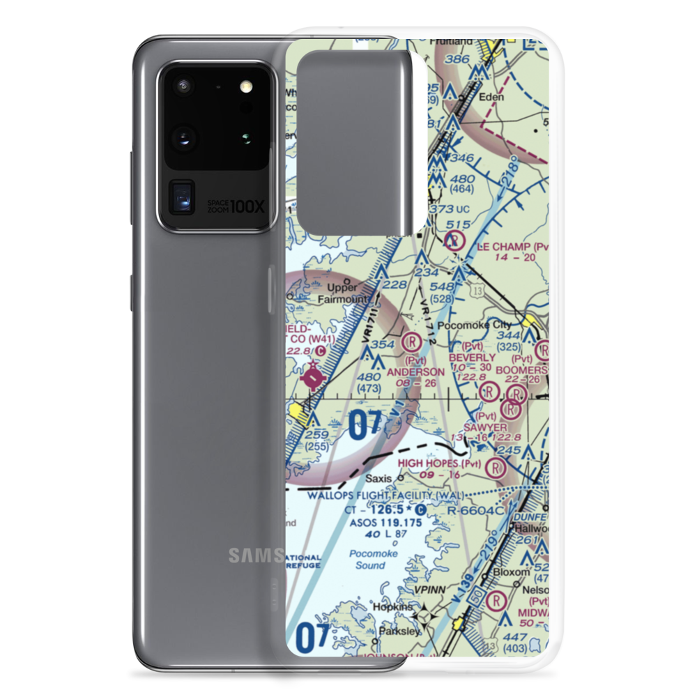 Anderson Farm Airport (2MD0) VFR Sectional Samsung Case Samsung Galaxy S20 Ultra model shown