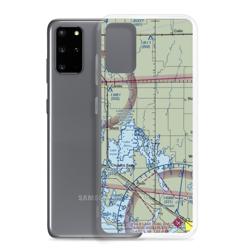 Anderson Private Airport (NA10) VFR Sectional Samsung Case Samsung Galaxy S20 Plus model shown