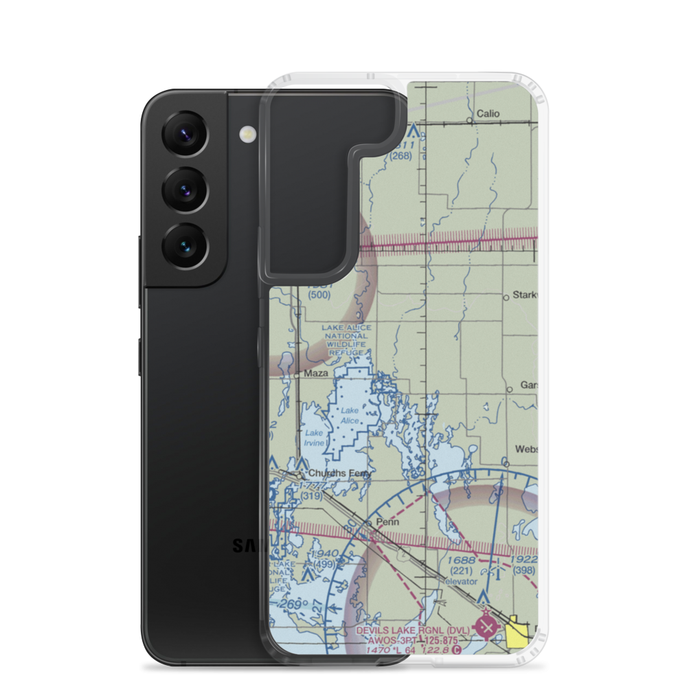 Anderson Private Airport (NA10) VFR Sectional Samsung Case Samsung Galaxy S22 model shown