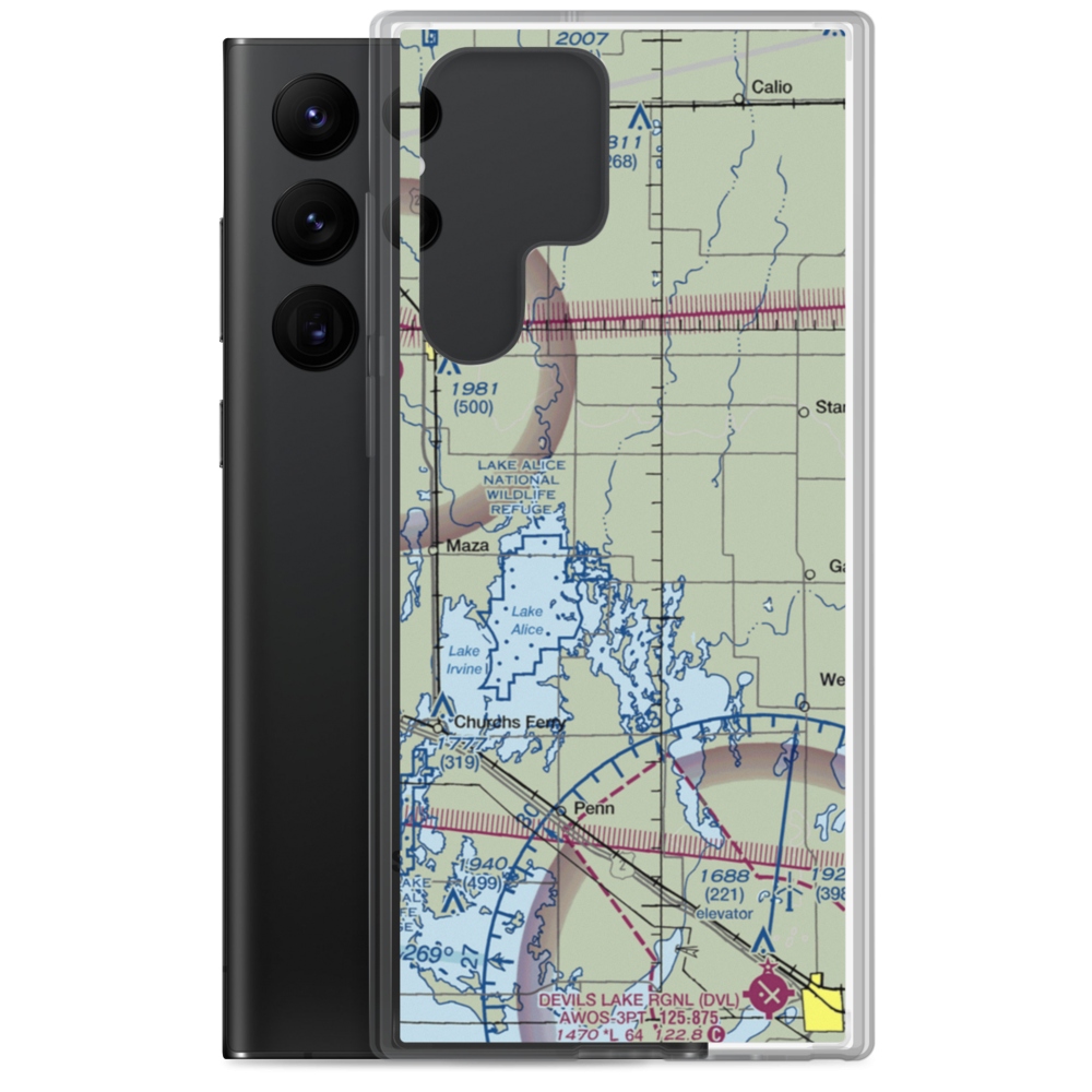 Anderson Private Airport (NA10) VFR Sectional Samsung Case Samsung Galaxy S22 Ultra model shown