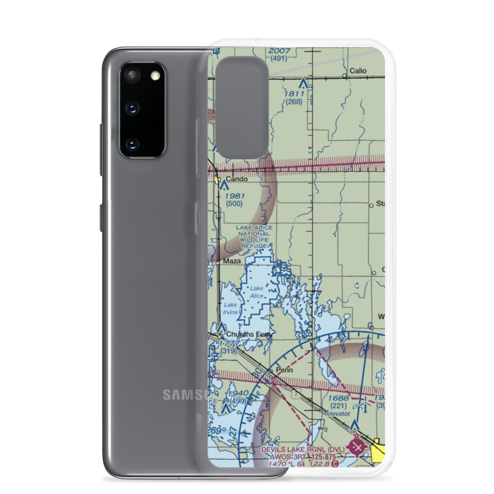 Anderson Private Airport (NA10) VFR Sectional Samsung Case Samsung Galaxy S20 model shown