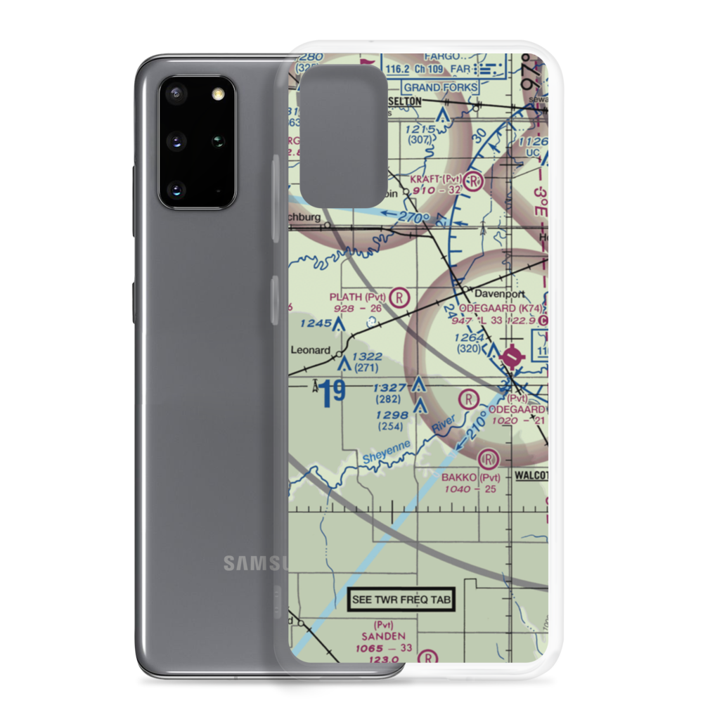 Andvik Airport (1ND3) VFR Sectional Samsung Case Samsung Galaxy S20 Plus model shown