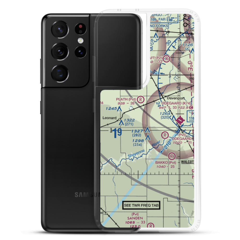 Andvik Airport (1ND3) VFR Sectional Samsung Case Samsung Galaxy S21 Ultra model shown