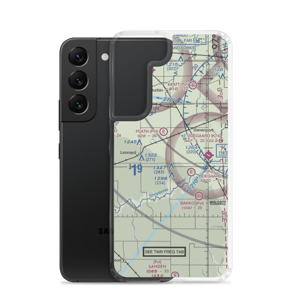 Andvik Airport (1ND3) VFR Sectional Samsung Case Samsung Galaxy S22 model shown