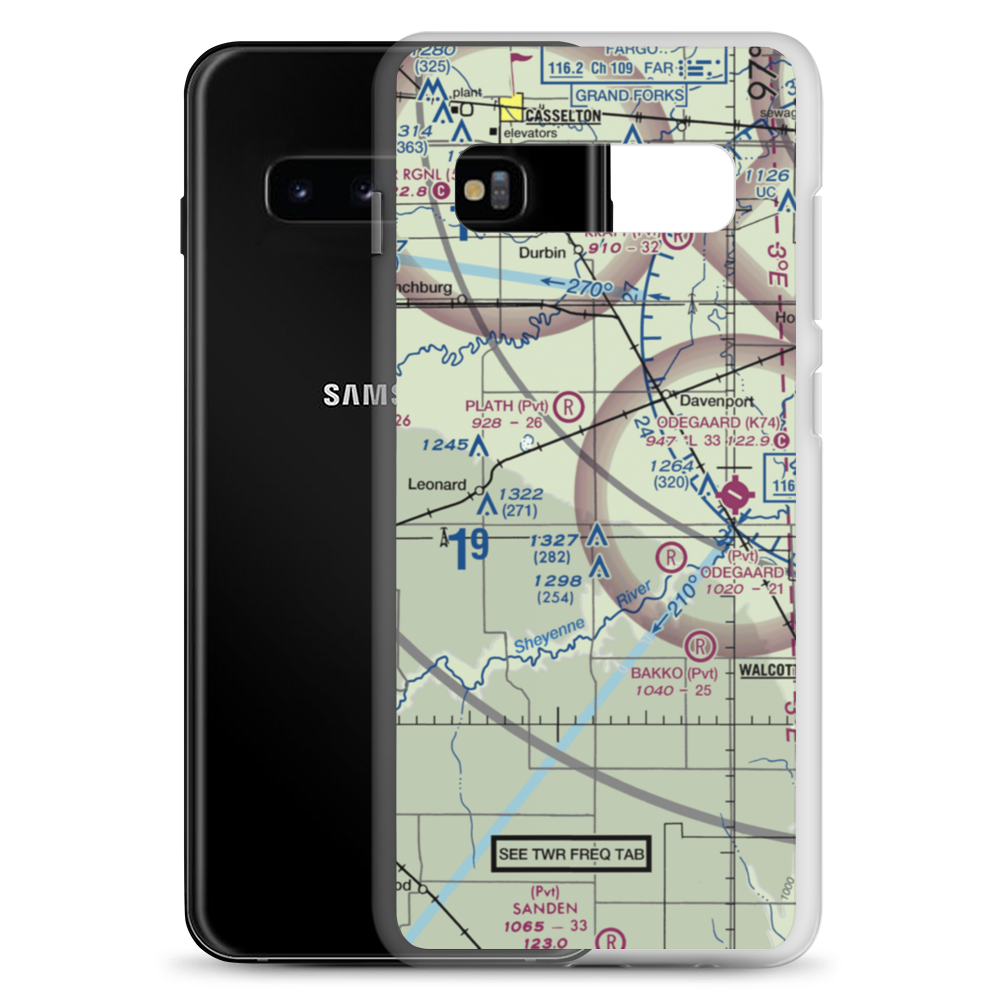 Andvik Airport (1ND3) VFR Sectional Samsung Case Samsung Galaxy S10+ model shown