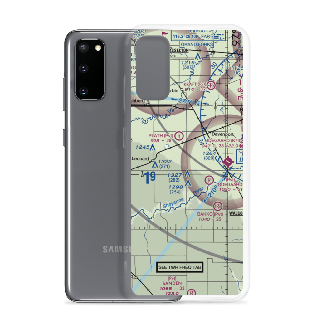 Andvik Airport (1ND3) VFR Sectional Samsung Case Samsung Galaxy S20 model shown