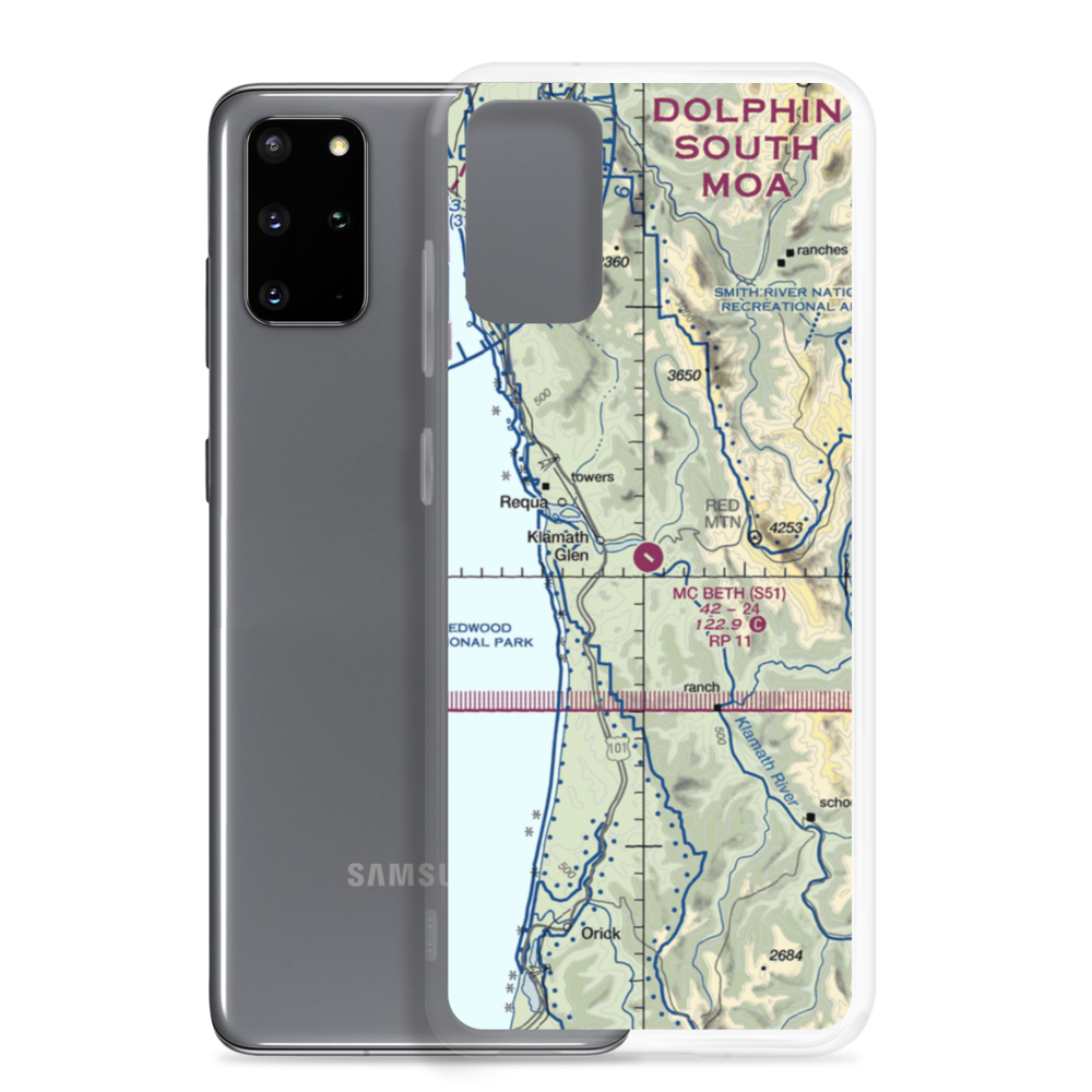 Andy Mc Beth Airport (S51) VFR Sectional Samsung Case Samsung Galaxy S20 Plus model shown