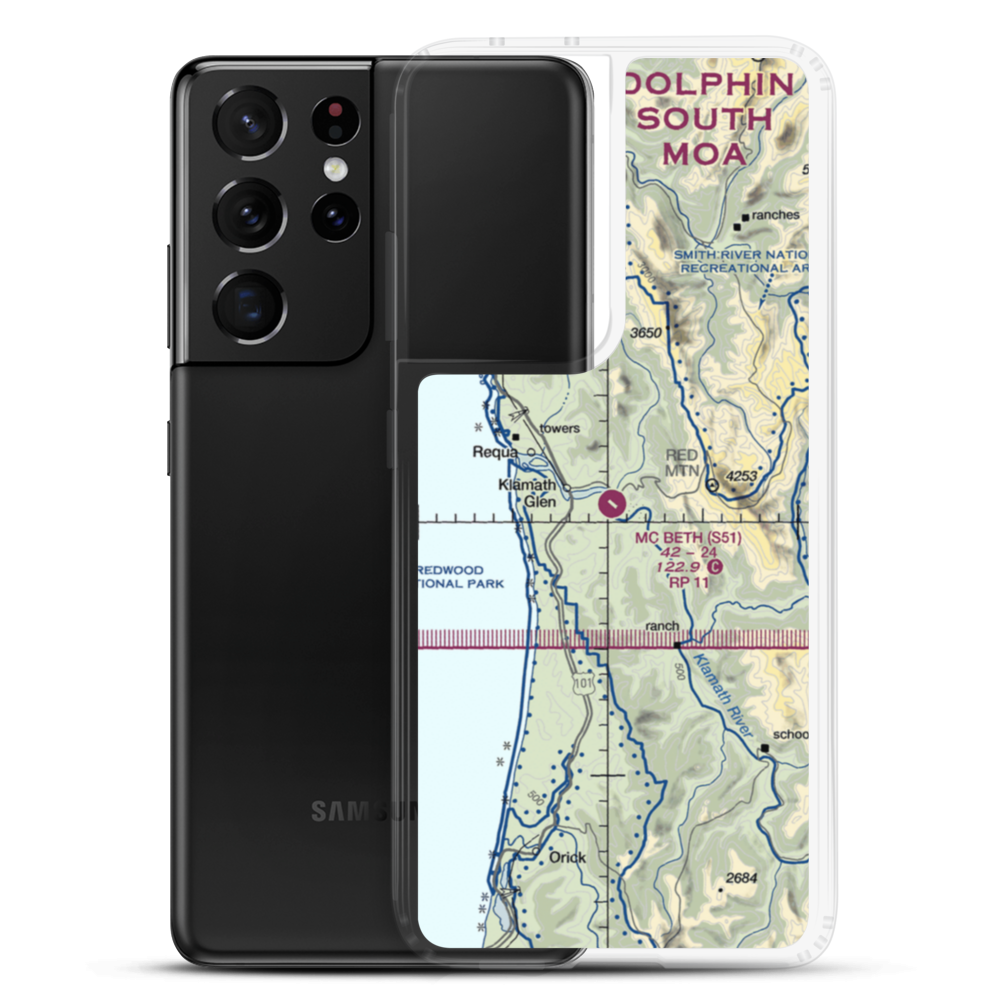 Andy Mc Beth Airport (S51) VFR Sectional Samsung Case Samsung Galaxy S21 Ultra model shown
