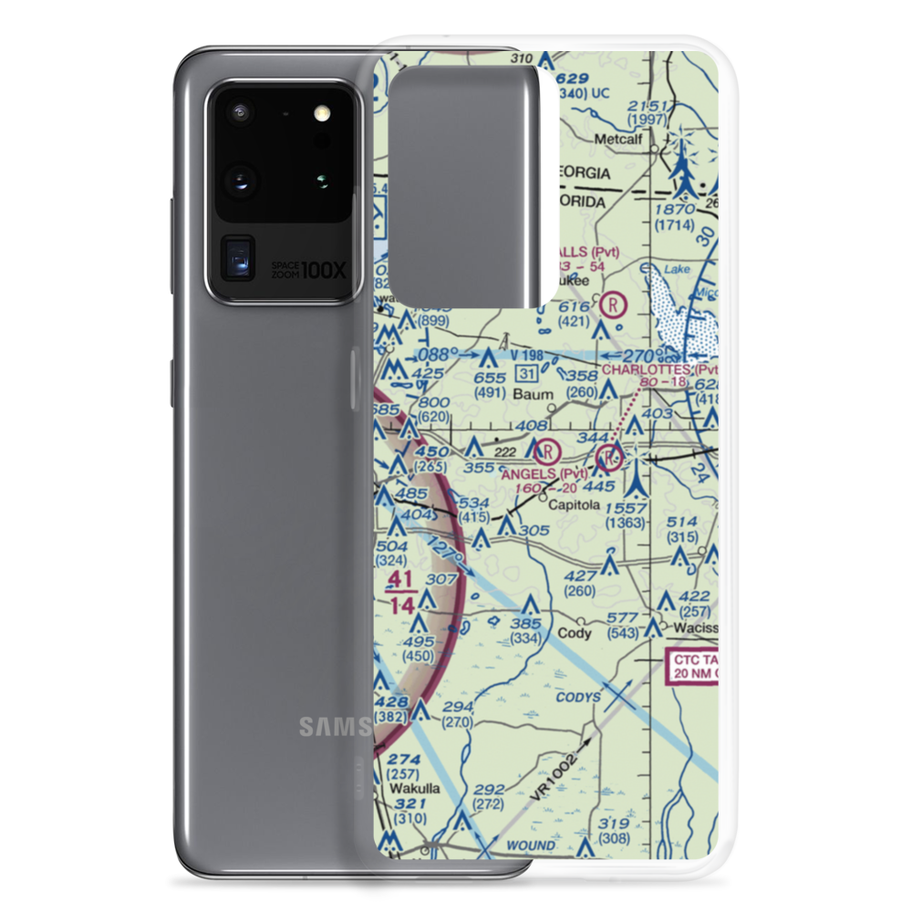 Angel's Field (FL52) VFR Sectional Samsung Case Samsung Galaxy S20 Ultra model shown