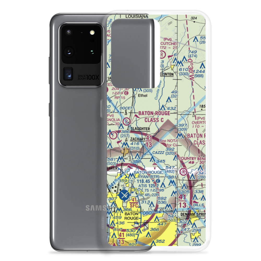 Annison Private Airport (LS25) VFR Sectional Samsung Case Samsung Galaxy S20 Ultra model shown