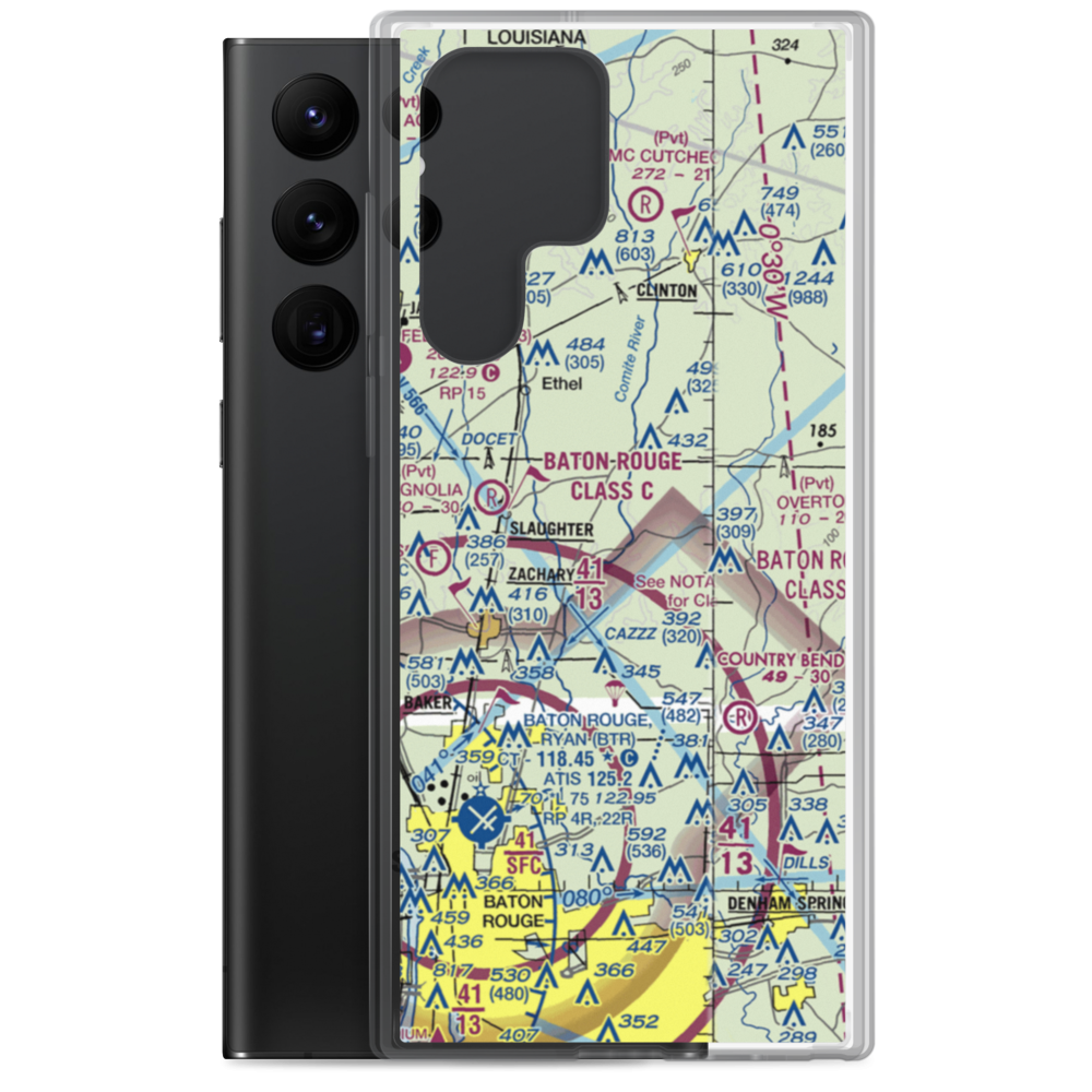 Annison Private Airport (LS25) VFR Sectional Samsung Case Samsung Galaxy S22 Ultra model shown