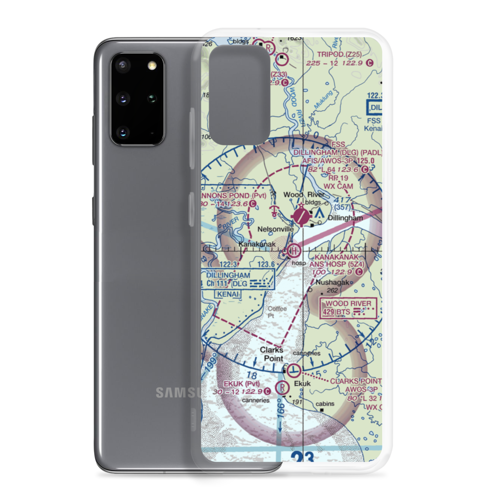 Ans Hospital Heliport (5Z4) VFR Sectional Samsung Case Samsung Galaxy S20 Plus model shown