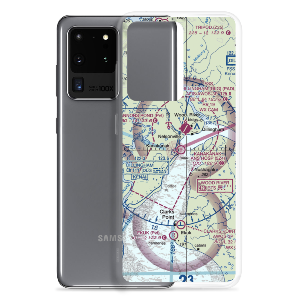 Ans Hospital Heliport (5Z4) VFR Sectional Samsung Case Samsung Galaxy S20 Ultra model shown