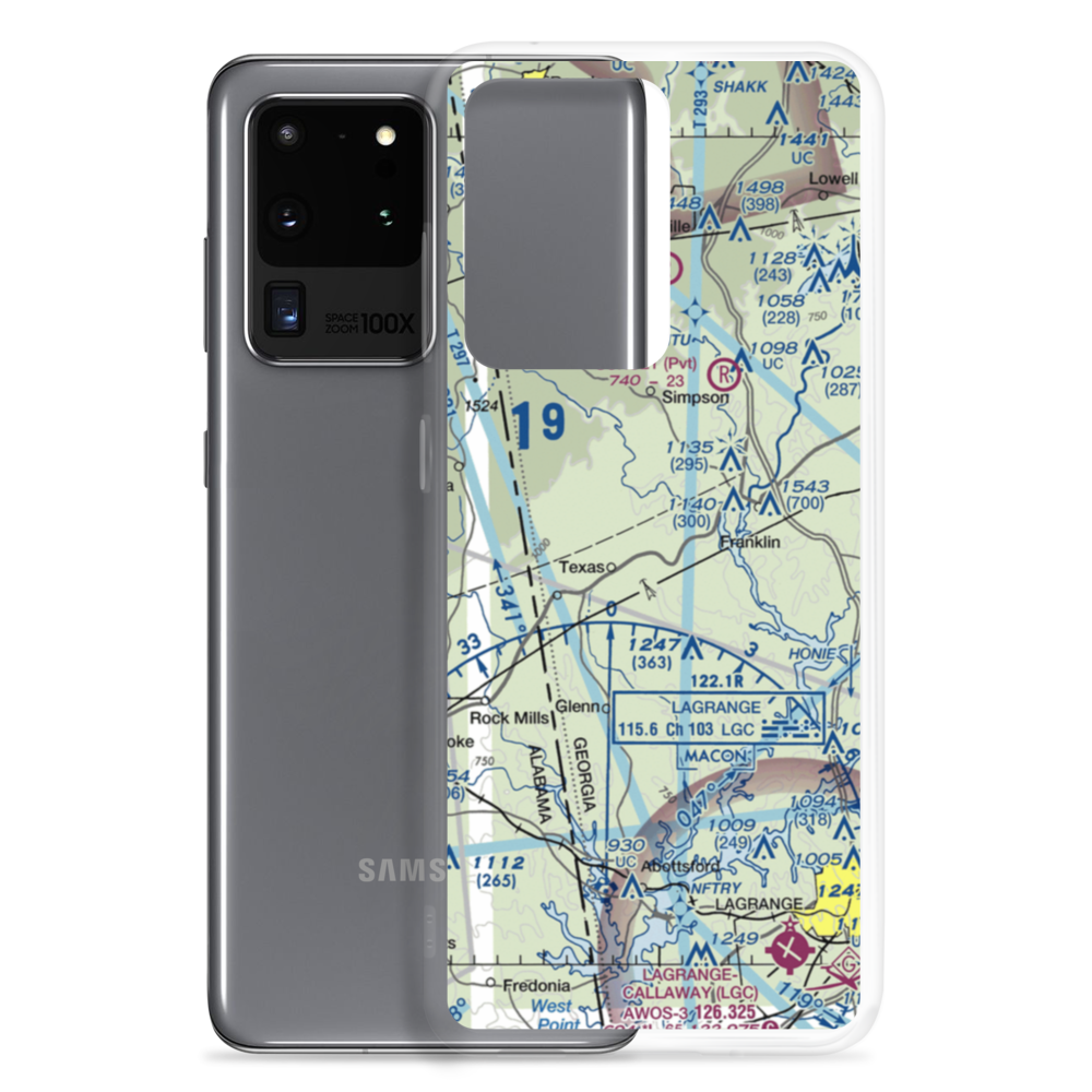 Answered Prayer Airport (1GE3) VFR Sectional Samsung Case Samsung Galaxy S20 Ultra model shown