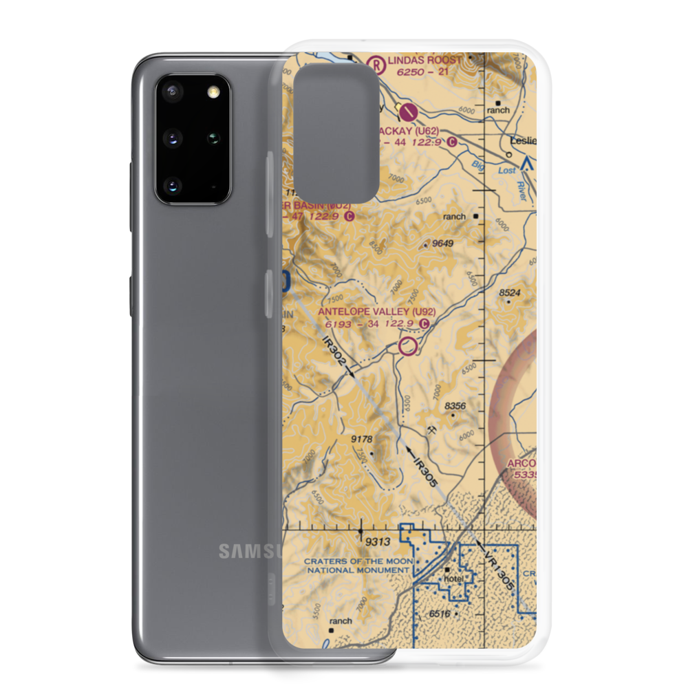 Antelope Valley Airport (U92) VFR Sectional Samsung Case Samsung Galaxy S20 Plus model shown