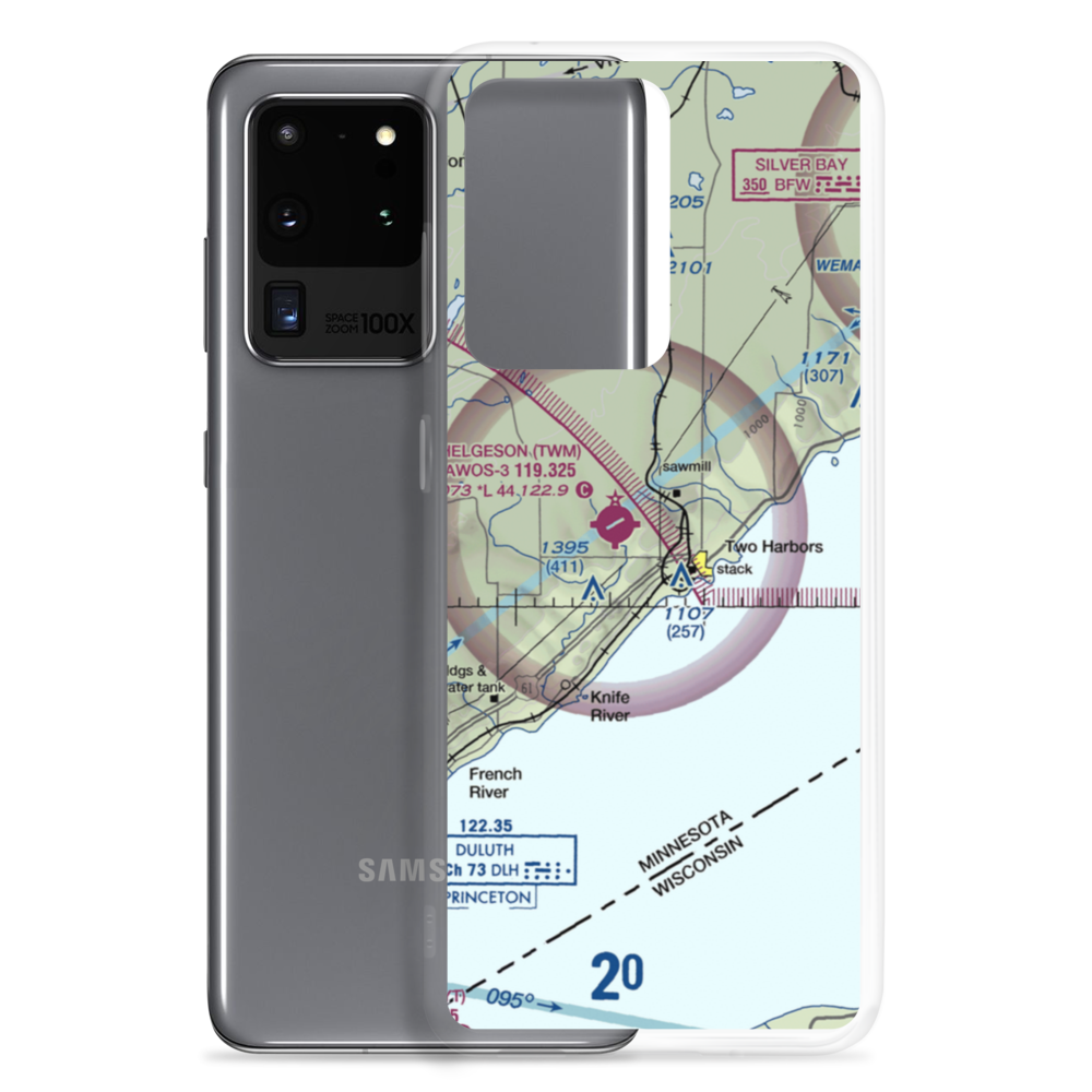 Anthony Private Airport (39MN) VFR Sectional Samsung Case Samsung Galaxy S20 Ultra model shown