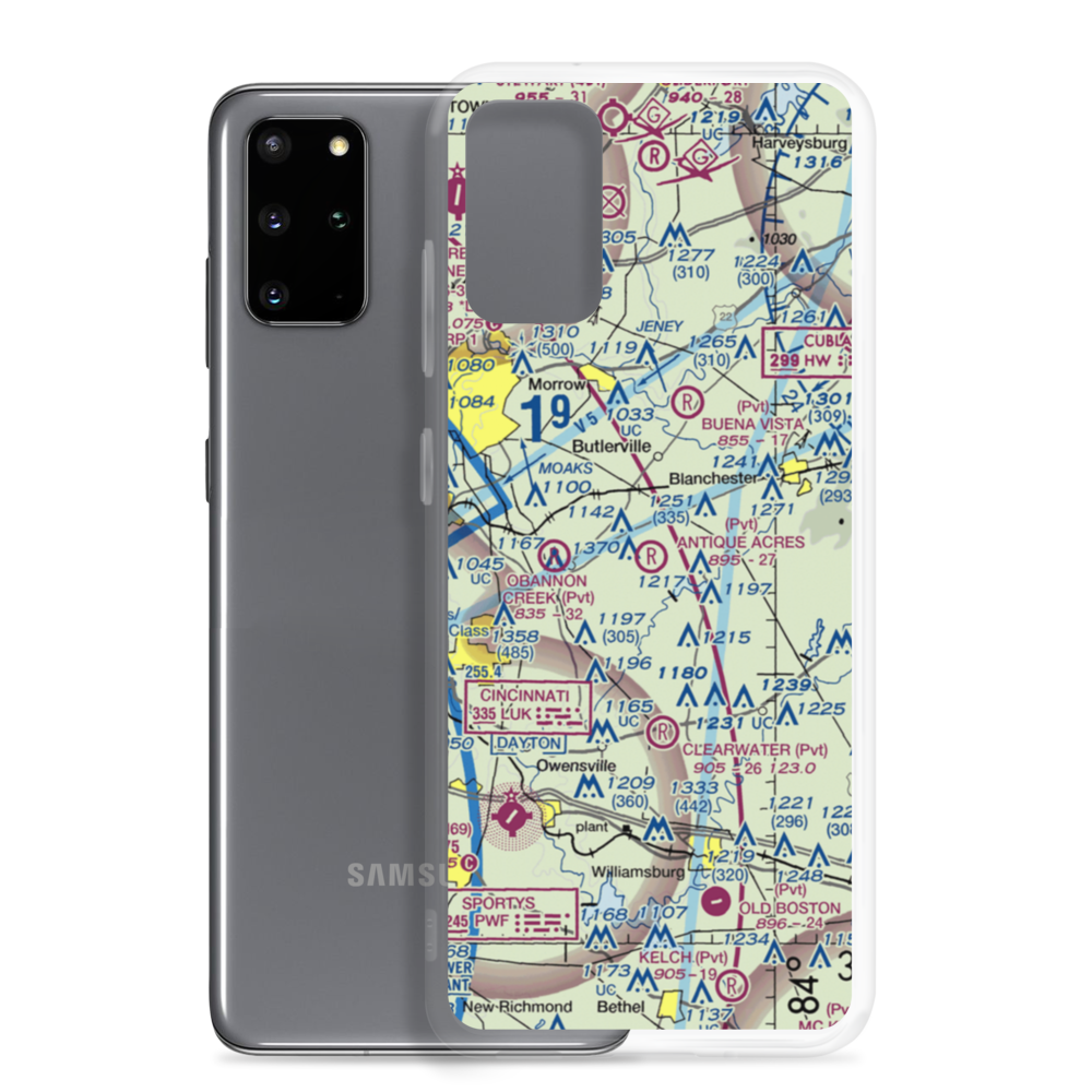 Antique Acres Airpark (OH65) VFR Sectional Samsung Case Samsung Galaxy S20 Plus model shown