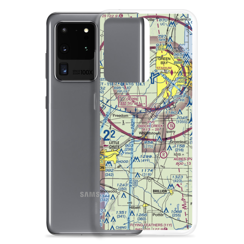 Antique Aerodrome (9WS2) VFR Sectional Samsung Case Samsung Galaxy S20 Ultra model shown