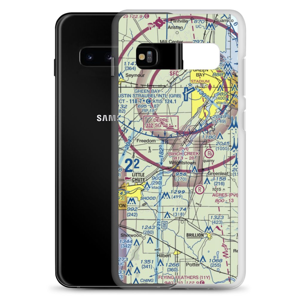 Antique Aerodrome (9WS2) VFR Sectional Samsung Case Samsung Galaxy S10+ model shown