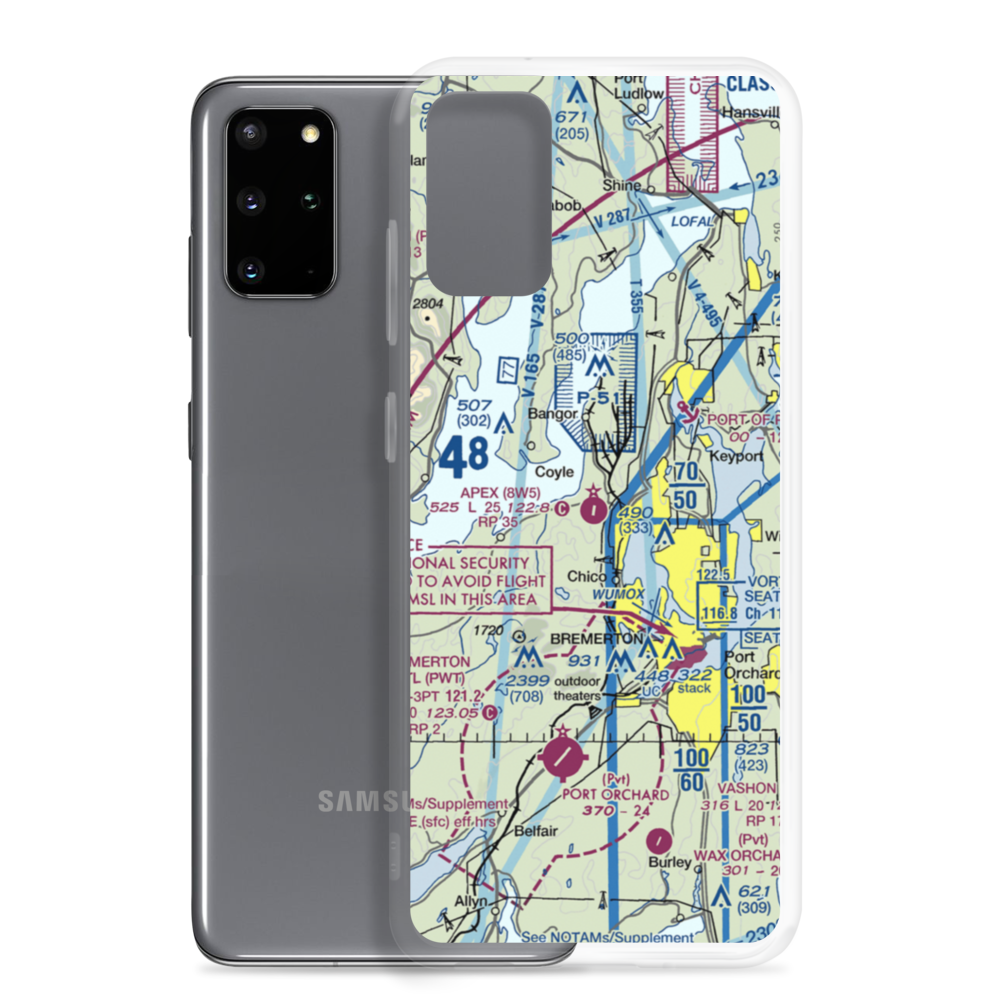 Apex Airpark (8W5) VFR Sectional Samsung Case Samsung Galaxy S20 Plus model shown