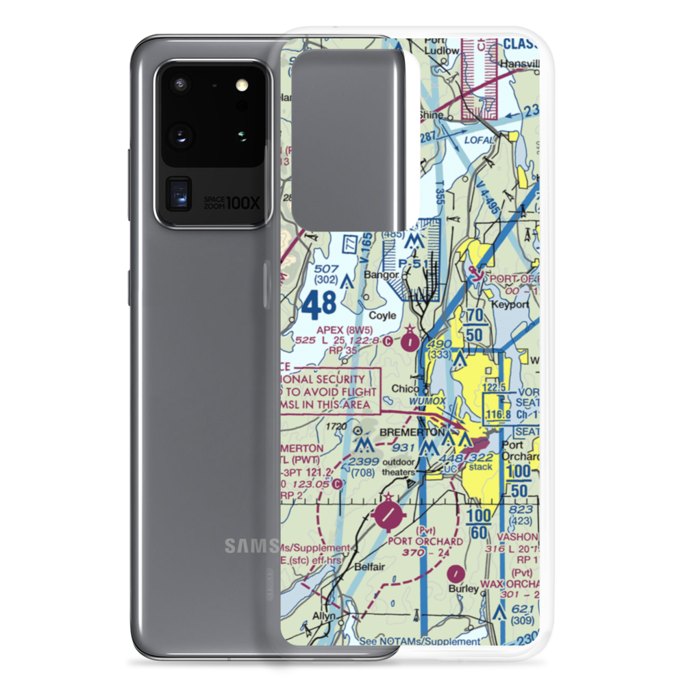 Apex Airpark (8W5) VFR Sectional Samsung Case Samsung Galaxy S20 Ultra model shown