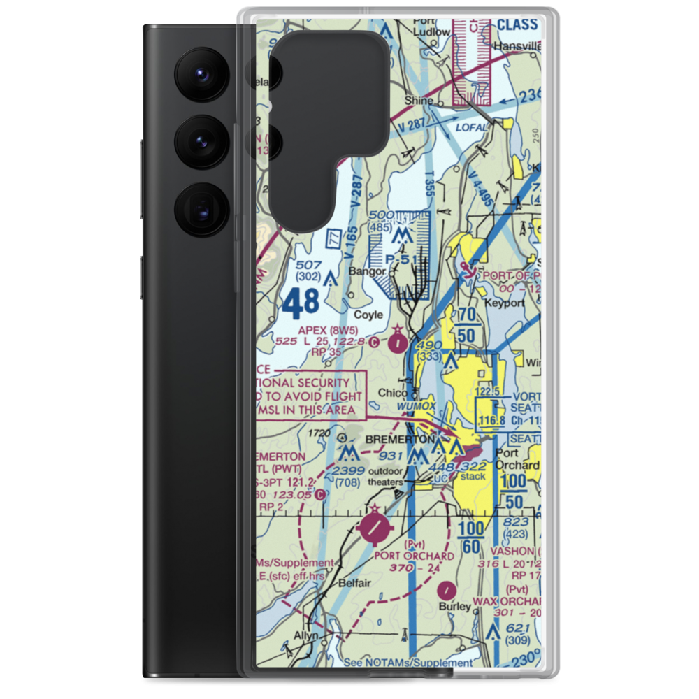 Apex Airpark (8W5) VFR Sectional Samsung Case Samsung Galaxy S22 Ultra model shown