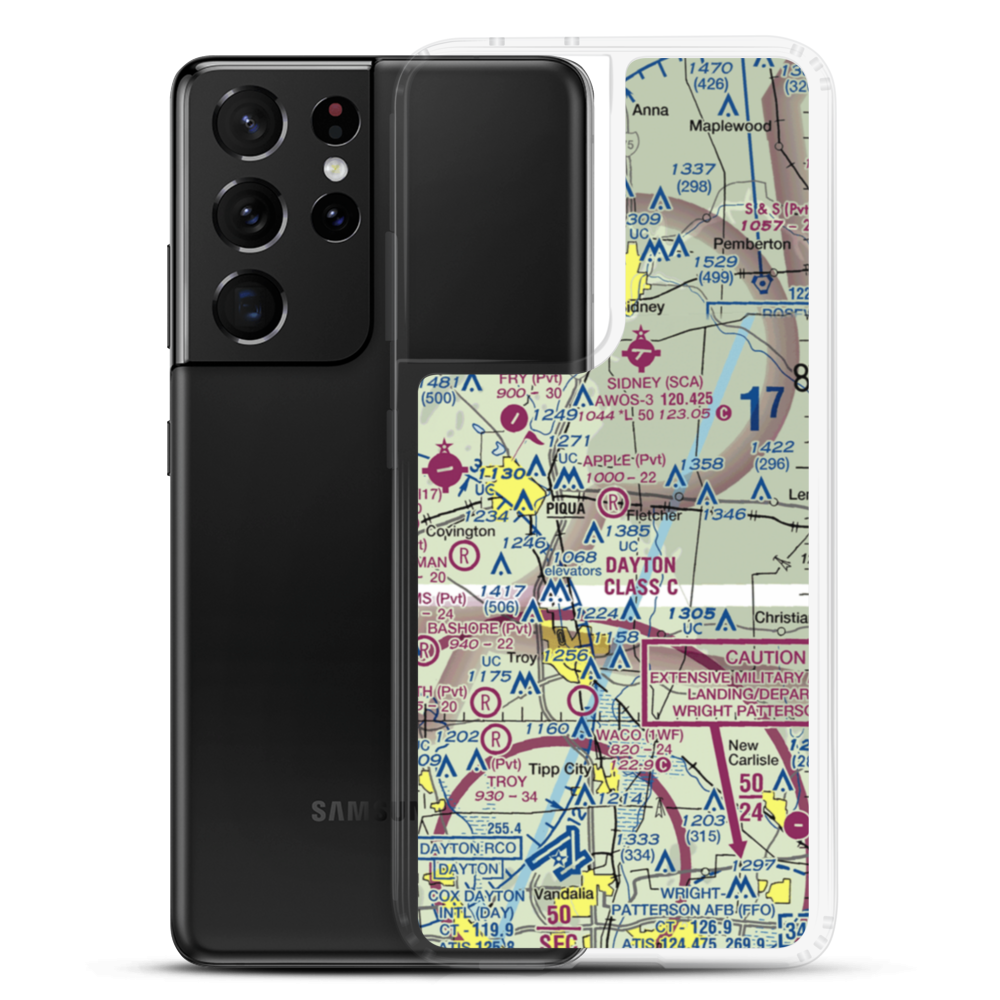 Apple Airport (0OH7) VFR Sectional Samsung Case Samsung Galaxy S21 Ultra model shown