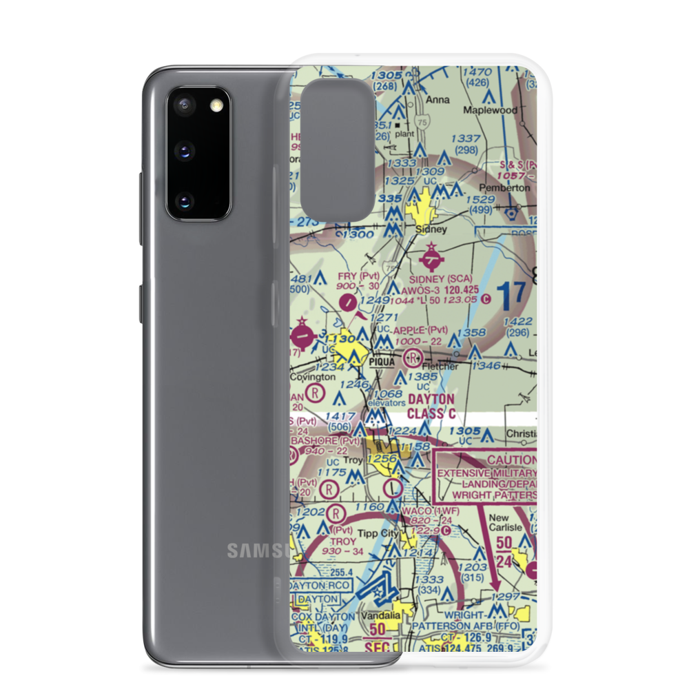 Apple Airport (0OH7) VFR Sectional Samsung Case Samsung Galaxy S20 model shown