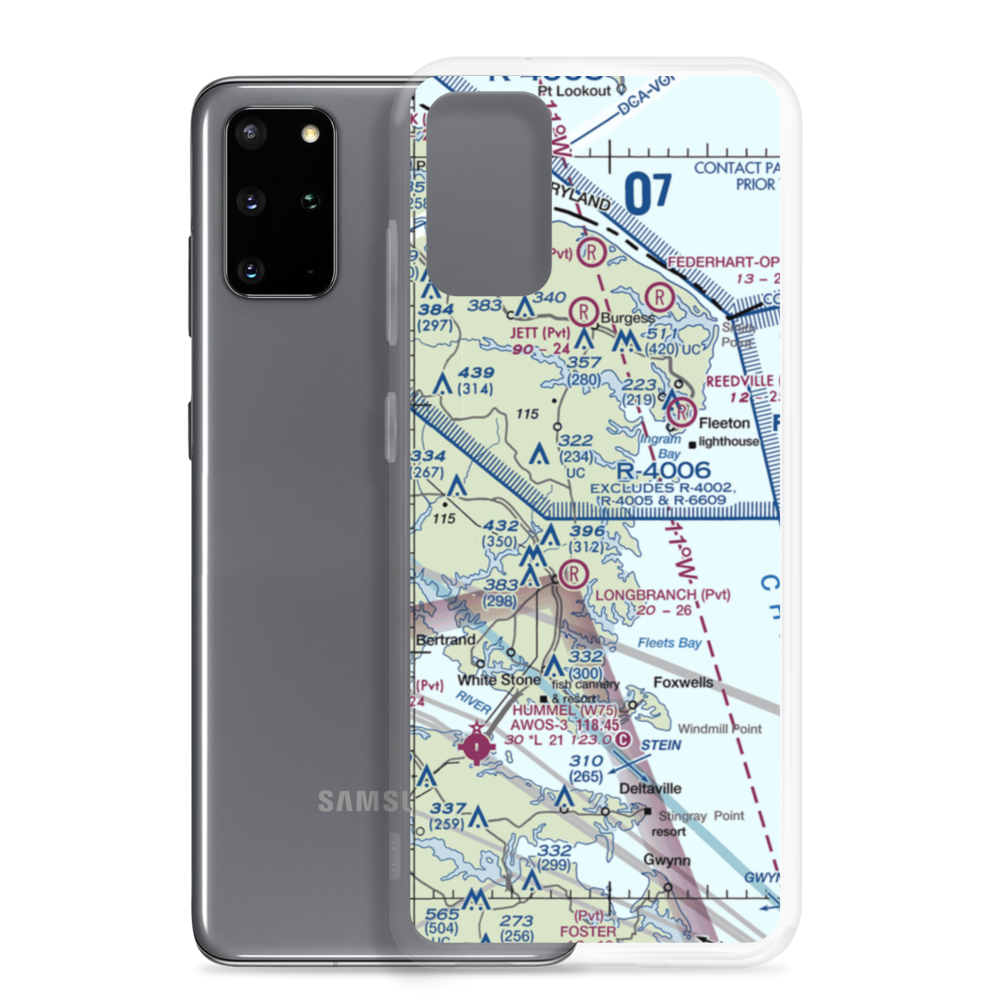 Apple Grove Airport (VA31) VFR Sectional Samsung Case Samsung Galaxy S20 Plus model shown