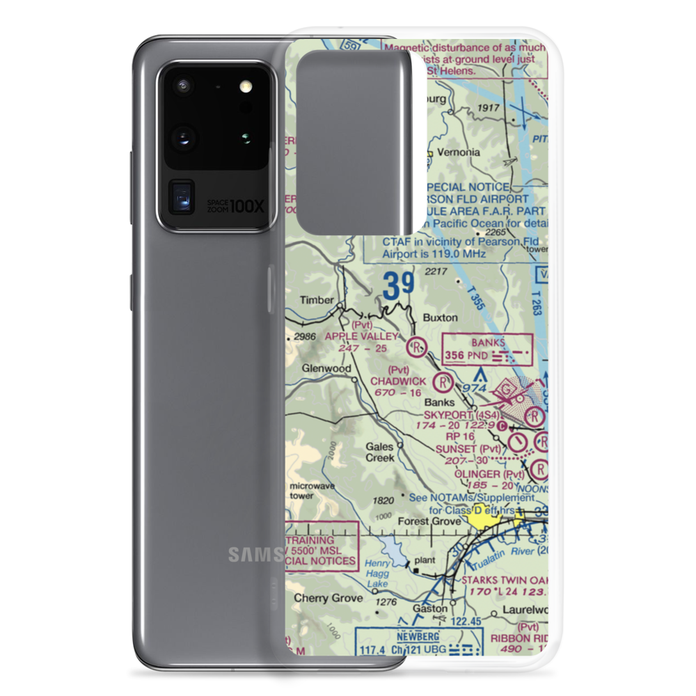 Apple Valley Airport (OR61) VFR Sectional Samsung Case Samsung Galaxy S20 Ultra model shown