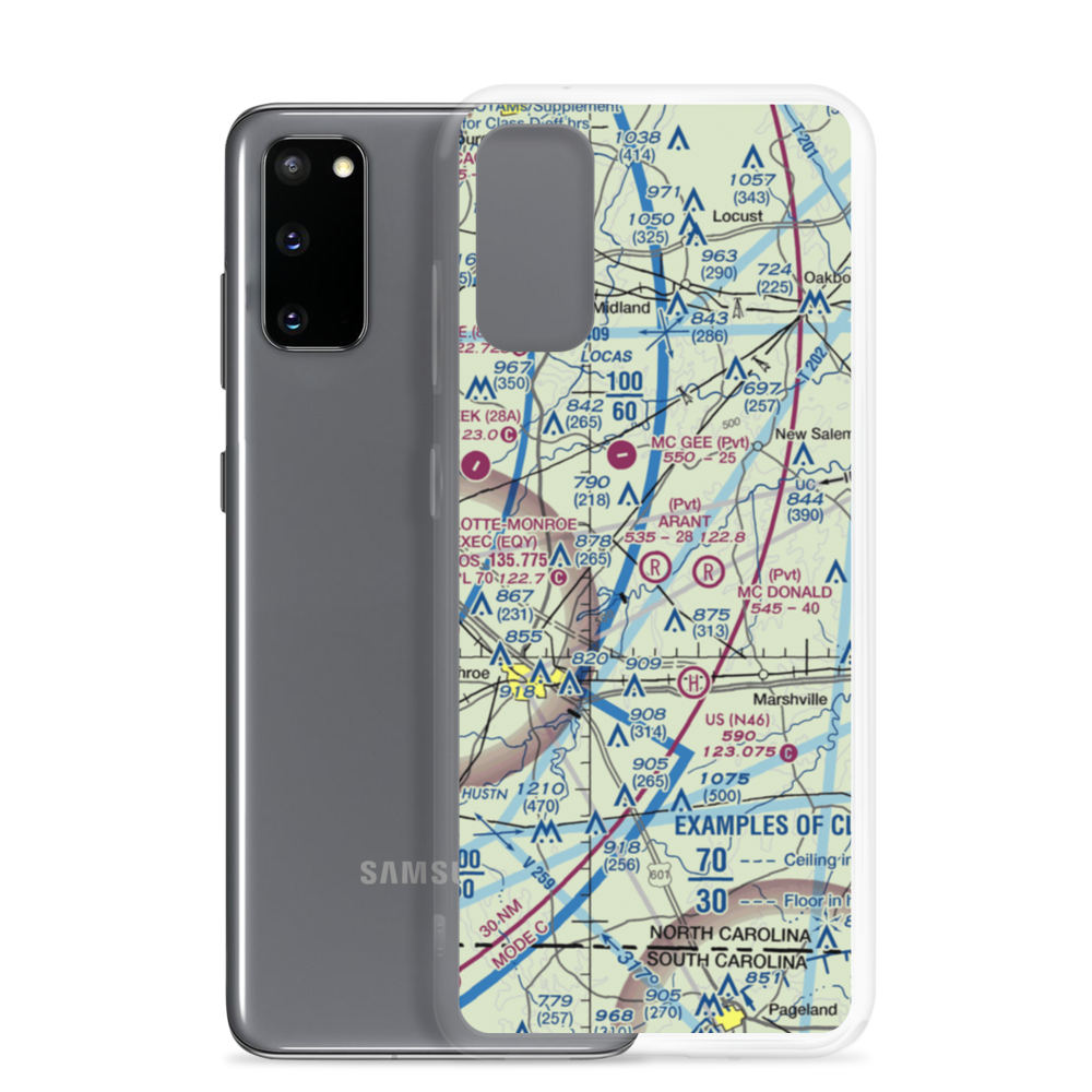 Arant Airport (1NC6) VFR Sectional Samsung Case Samsung Galaxy S20 model shown