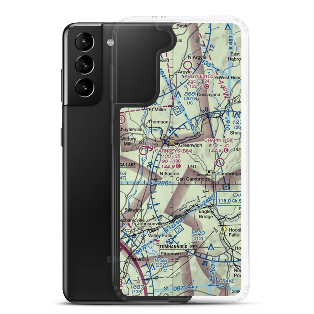 Archdale Meadows Airport (NY63) VFR Sectional Samsung Case Samsung Galaxy S21 Plus model shown