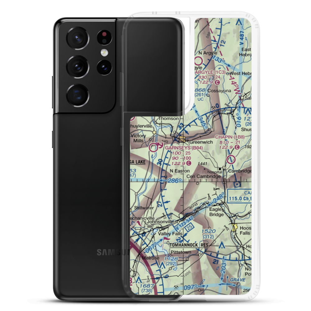 Archdale Meadows Airport (NY63) VFR Sectional Samsung Case Samsung Galaxy S21 Ultra model shown