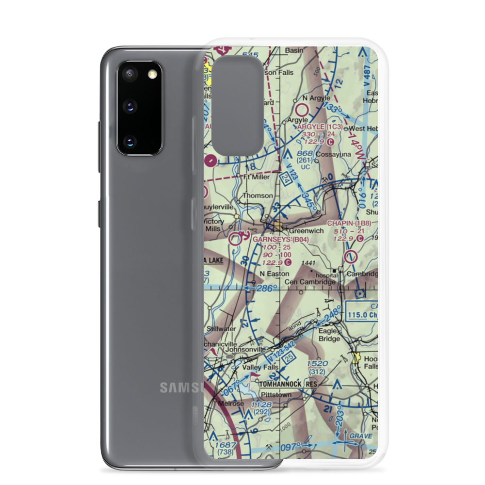 Archdale Meadows Airport (NY63) VFR Sectional Samsung Case Samsung Galaxy S20 model shown