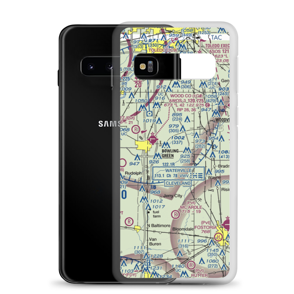 Aring Field (6OH4) VFR Sectional Samsung Case Samsung Galaxy S10 model shown