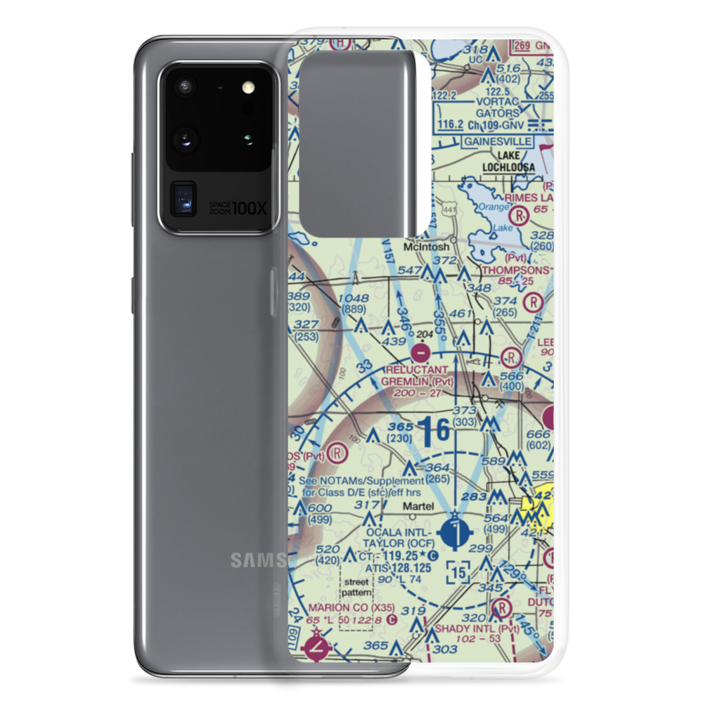 Arliss M Airport (FA09) VFR Sectional Samsung Case Samsung Galaxy S20 Ultra model shown