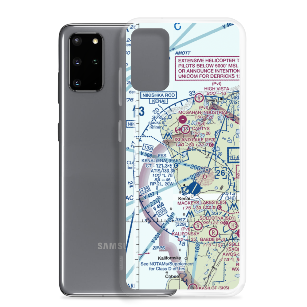 Arness Lake Airport (6Z1) VFR Sectional Samsung Case Samsung Galaxy S20 Plus model shown
