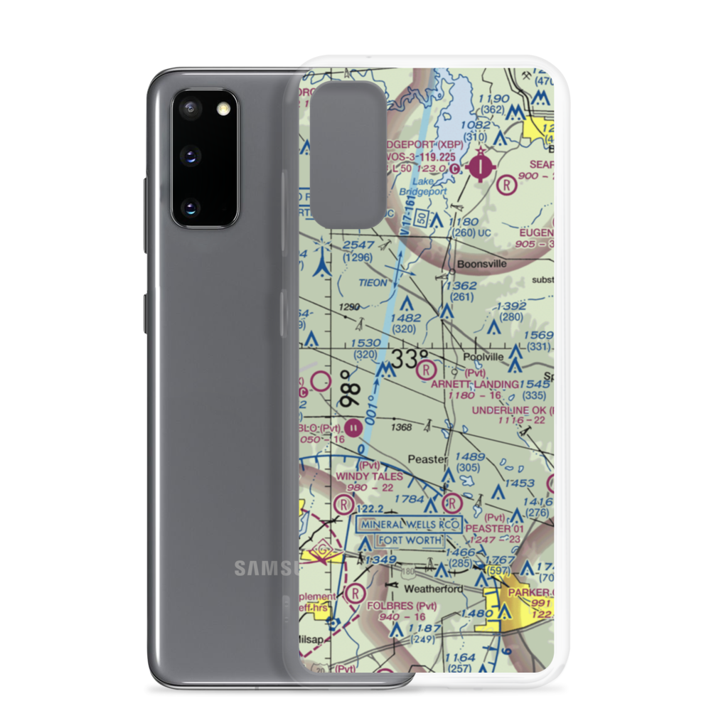 Arnett Landing Airport (27XA) VFR Sectional Samsung Case Samsung Galaxy S20 model shown