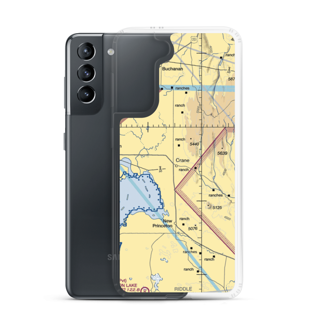 Arnold Airstrip (7OR1) VFR Sectional Samsung Case Samsung Galaxy S21 model shown