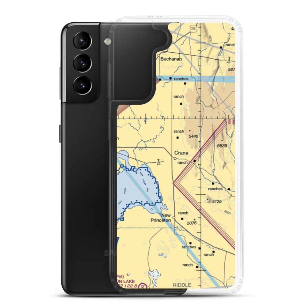 Arnold Airstrip (7OR1) VFR Sectional Samsung Case Samsung Galaxy S21 Plus model shown