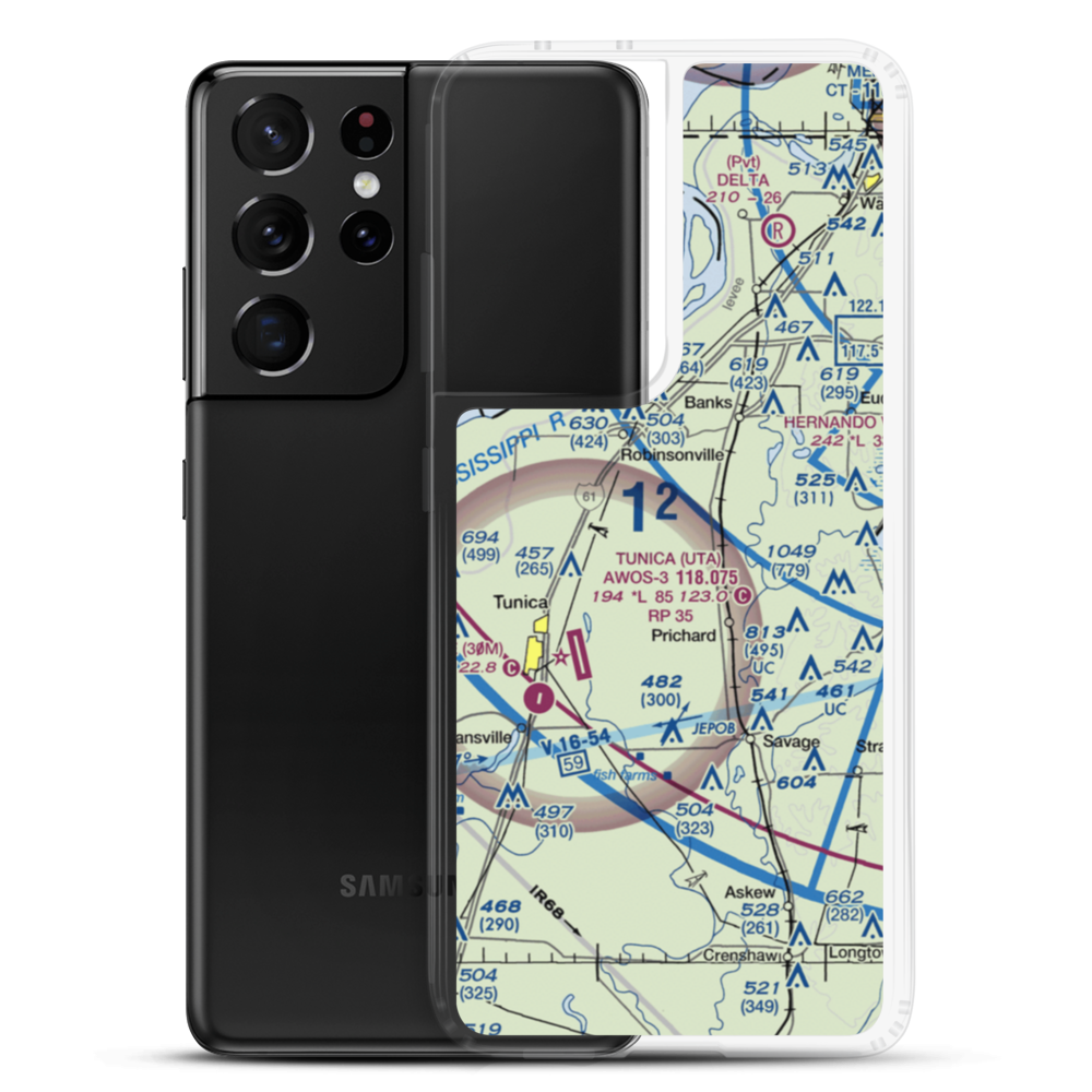 Arnold Field (4MS7) VFR Sectional Samsung Case Samsung Galaxy S21 Ultra model shown